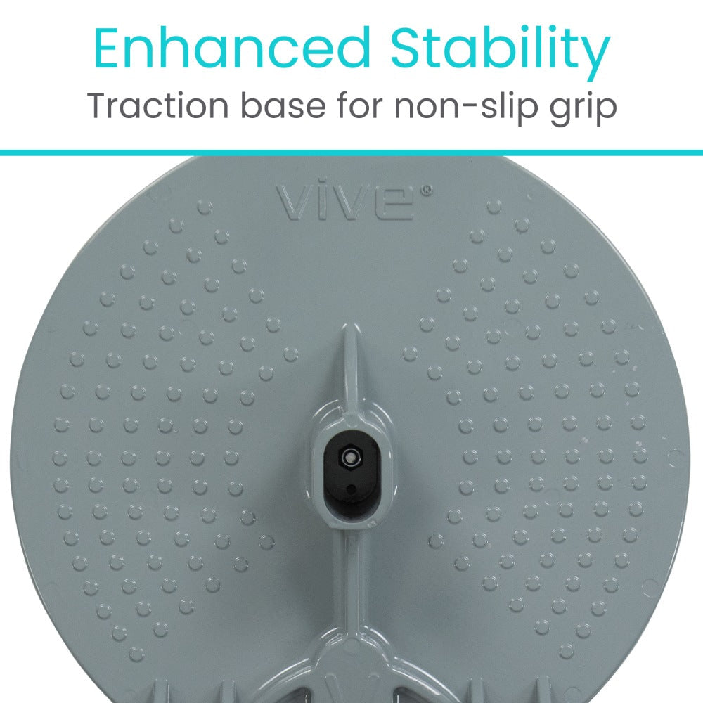 Stand-Assist Rotating Transfer Disc With Knee Support - Mobility & Transfer Equipment