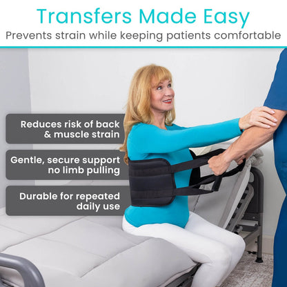 Standard Patient Transfer Sling With Multiple Handles - Mobility & Transfer Equipment