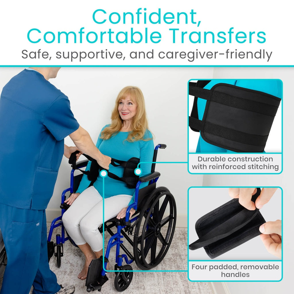 Standard Patient Transfer Sling With Multiple Handles - Mobility & Transfer Equipment