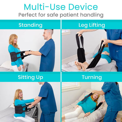 Standard Patient Transfer Sling With Multiple Handles - Mobility & Transfer Equipment