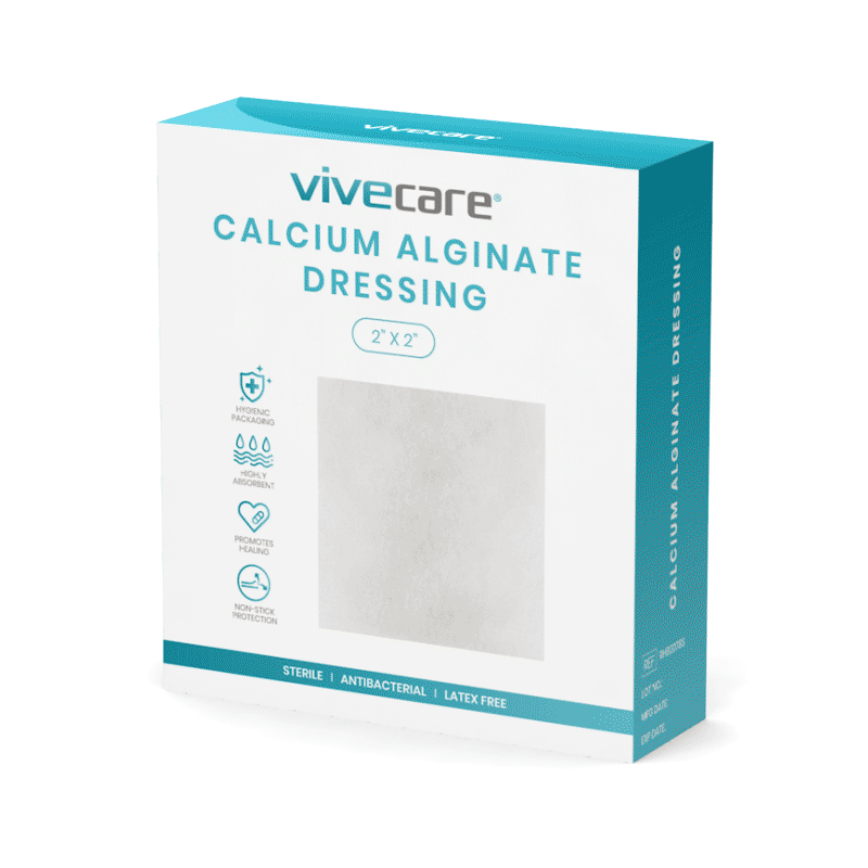 Calcium Alginate Dressing (Sterile) Vive Care - 4’’