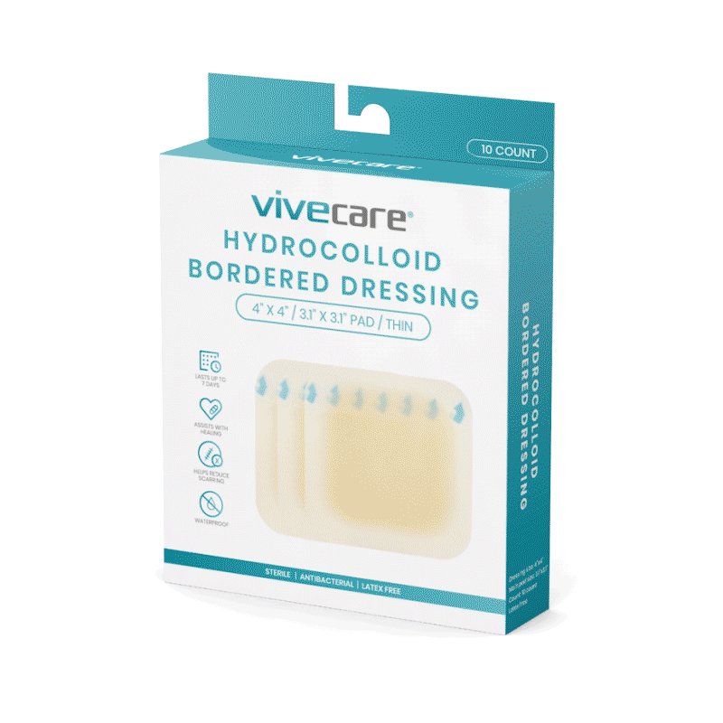 Hydrocolloid Bordered Dressing (Sterile) Vive Care - 6’’