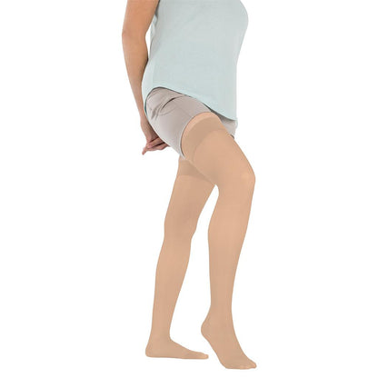 Thigh-High Compression Stockings 15–20 mmHg With Graduated Support - Medium - Orthopedics & Bracing