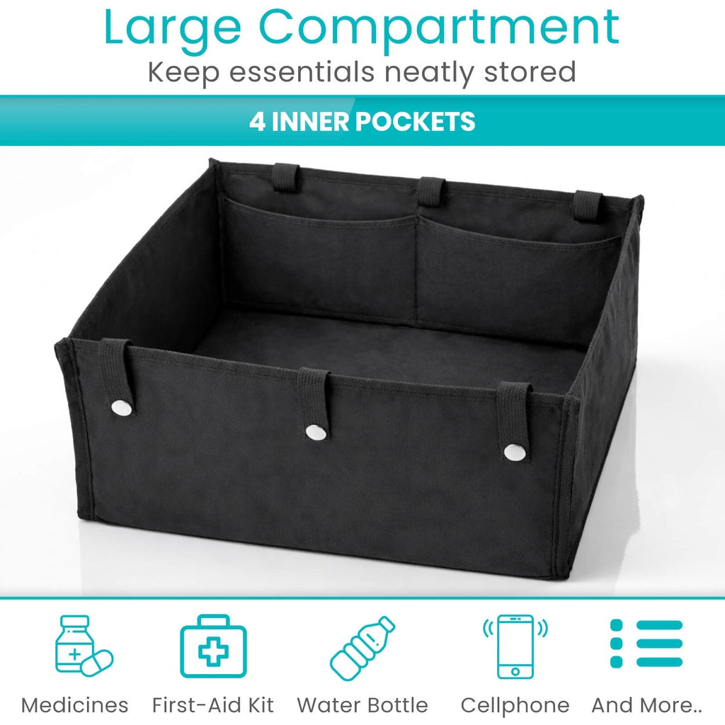Under-Seat Rollator Storage Bag With Secure Attachment - Mobility & Transfer Equipment