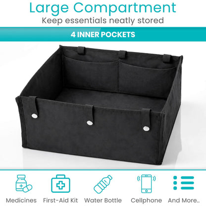 Under-Seat Rollator Storage Bag With Secure Attachment - Mobility & Transfer Equipment