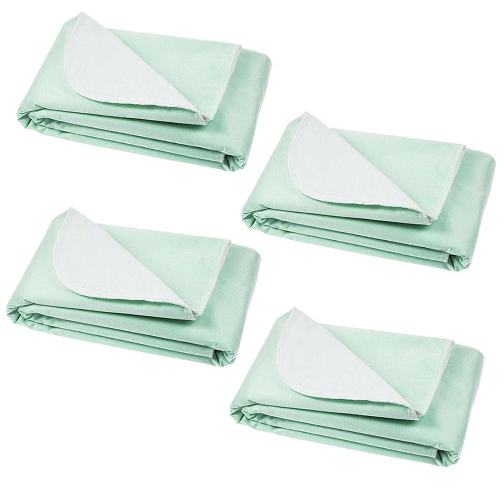 Reusable Incontinence Pad - 34’’ x 52’’ / Green / 4 Pack