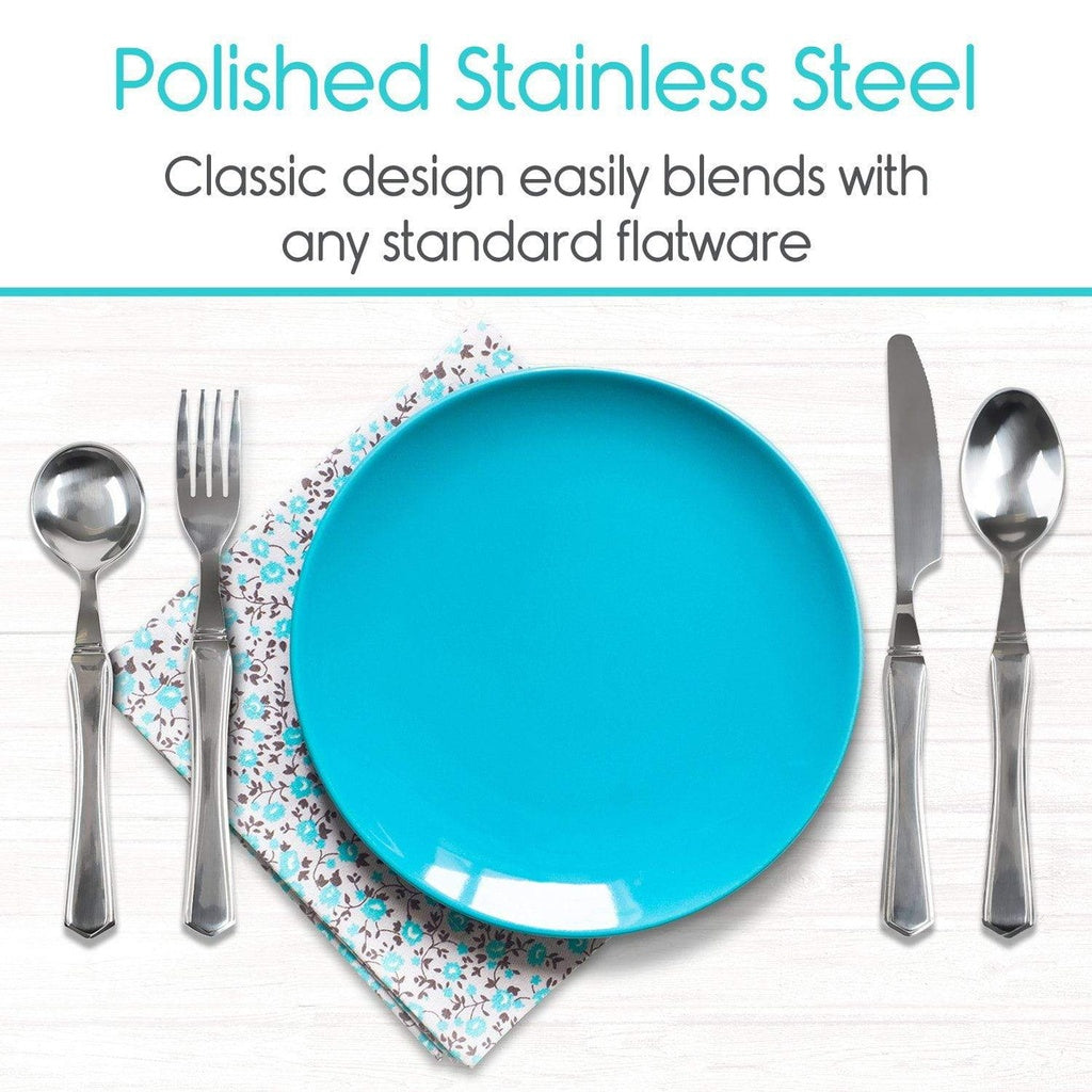 Weighted Utensil Set - Steel