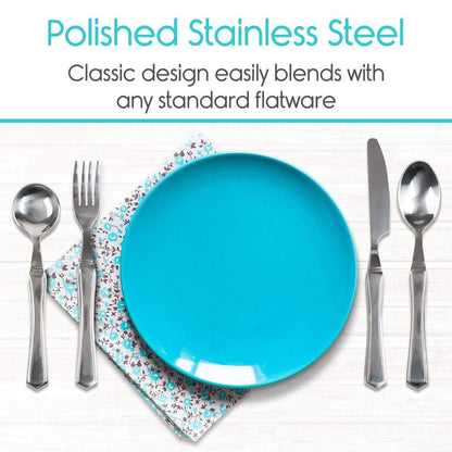 Weighted Utensil Set - Steel