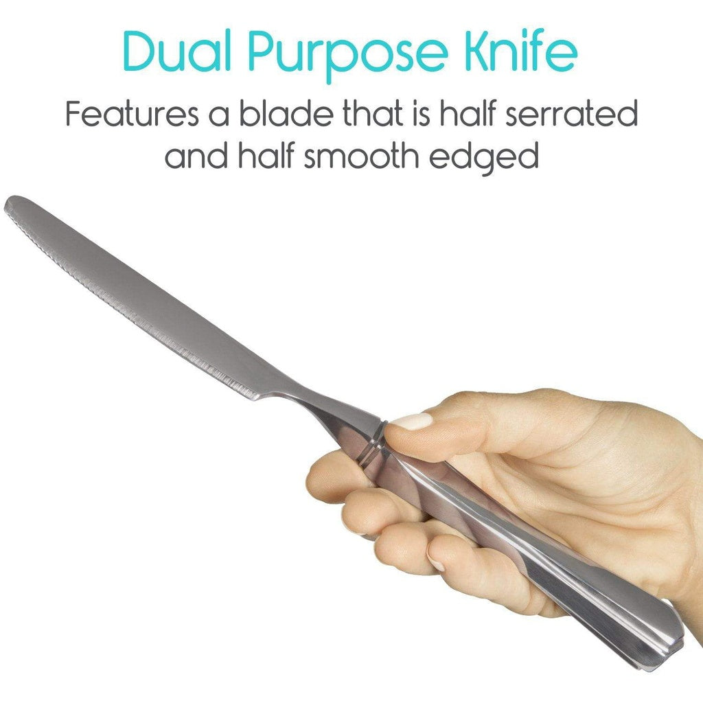 Weighted Utensil Set - Steel