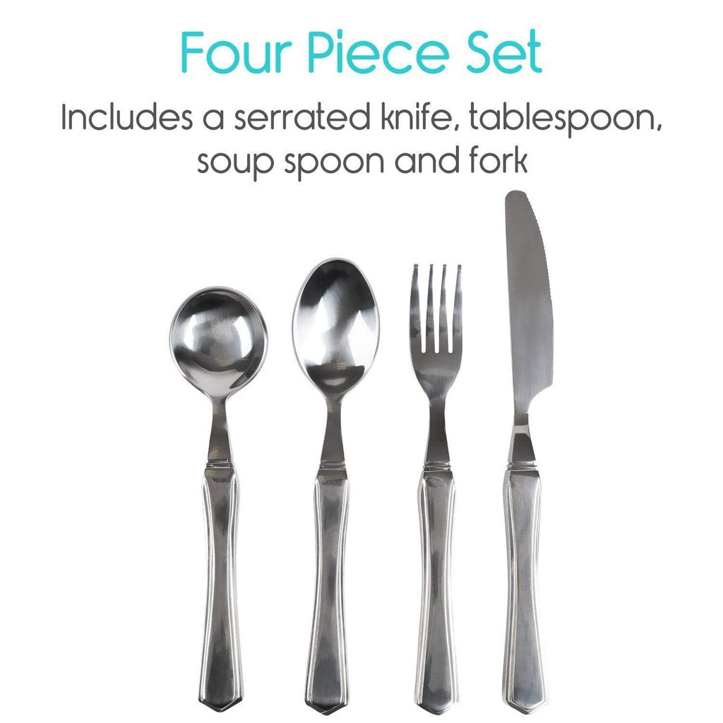 Weighted Utensil Set - Steel