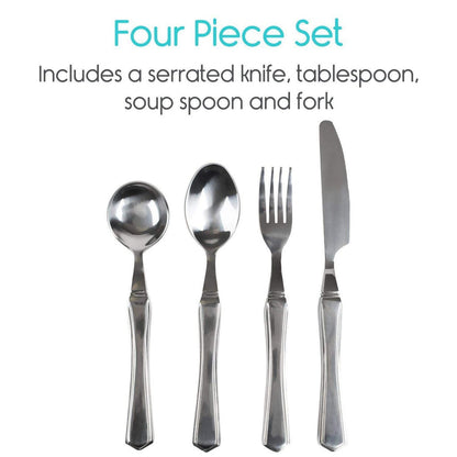 Weighted Utensil Set - Steel