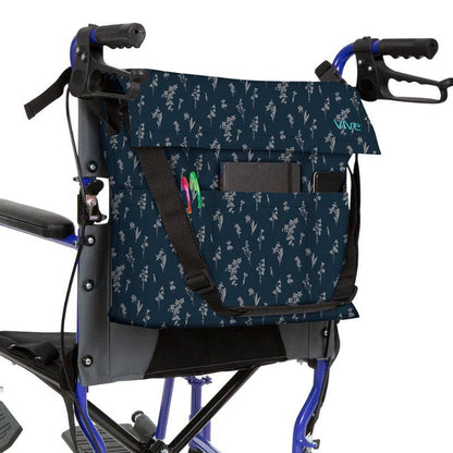 Wheelchair Bag - Blue Floral