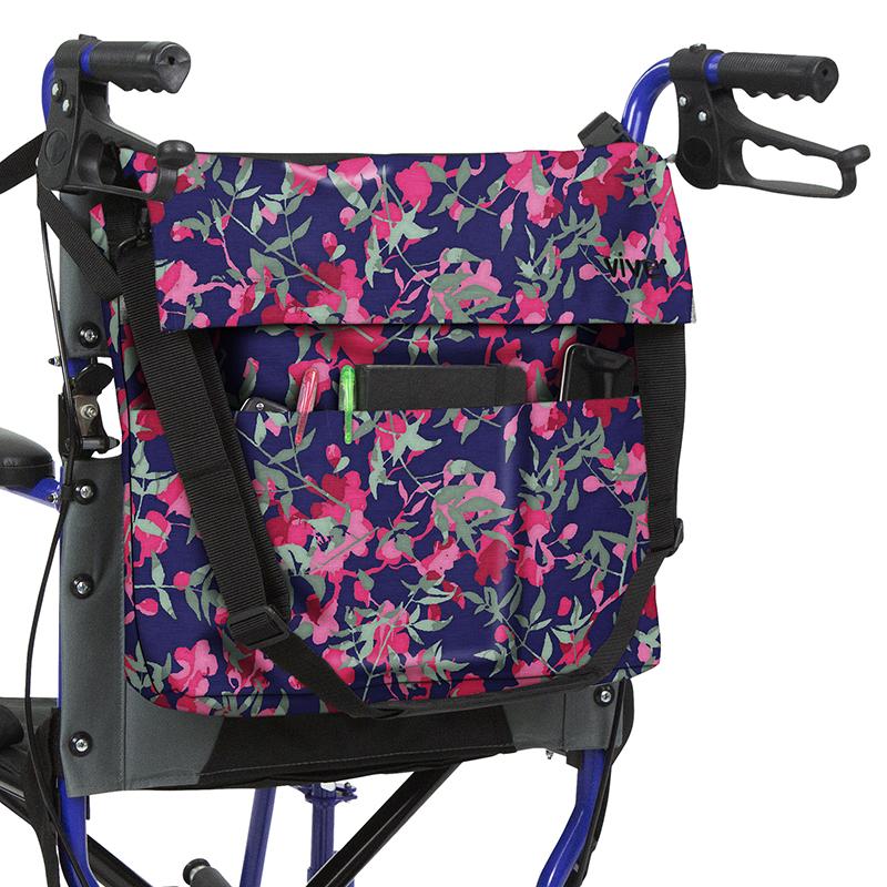 Wheelchair Bag - Pink Floral